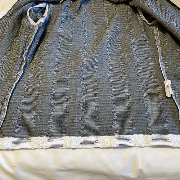 Joseph Ribkoff Full Zip Blazer Jacket Black and White 3/4 Sleeve Size 10 - Picture 8 of 15